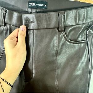 Zara leather pants